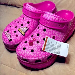 New - Barbie Crocs - Size 13 (mens)